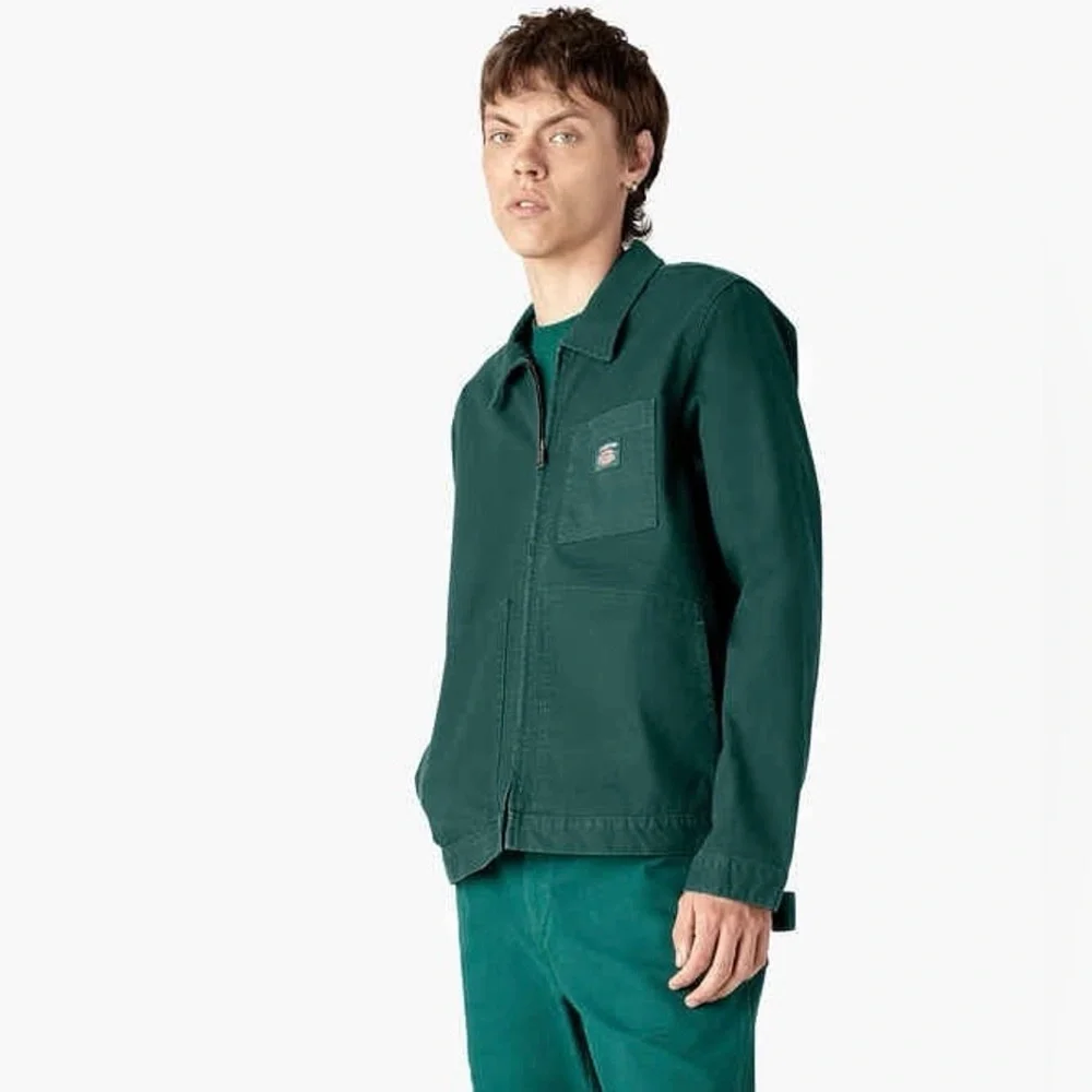 Dickies Men's Teal Shirt Jacket - Picture 3 of 13
